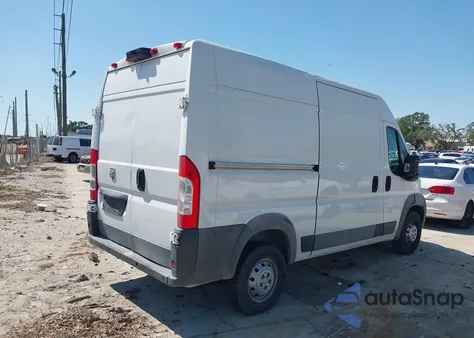 2016 Ram Promaster 2500 High Roof from USA, damaged, VIN 3C6TRVCG9GE107680
